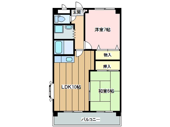 トマトコートの物件間取画像